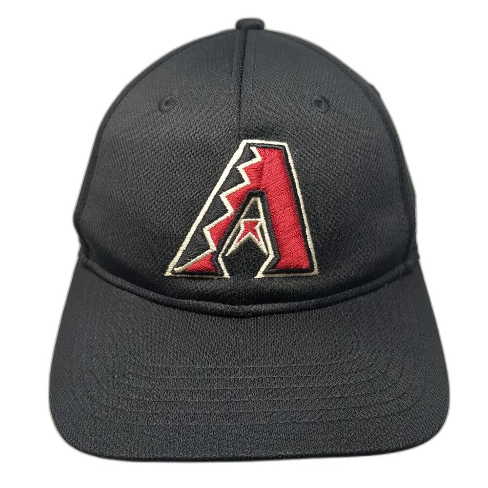 OC Sports Arizona Diamondbacks MLB Baseball Cap Black One Size Strapback Red Hat